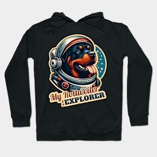 Astronaut Rottweiler Hoodie